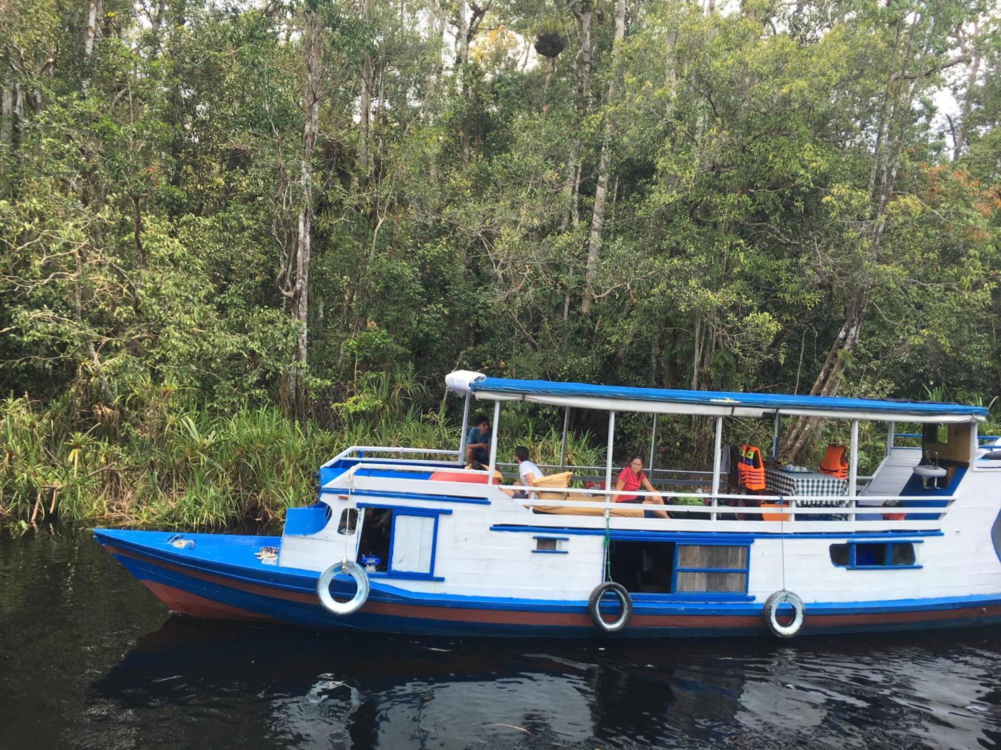 Orangutan Shaka Houseboat With Cabin Пангкалан-Бун Екстер'єр фото