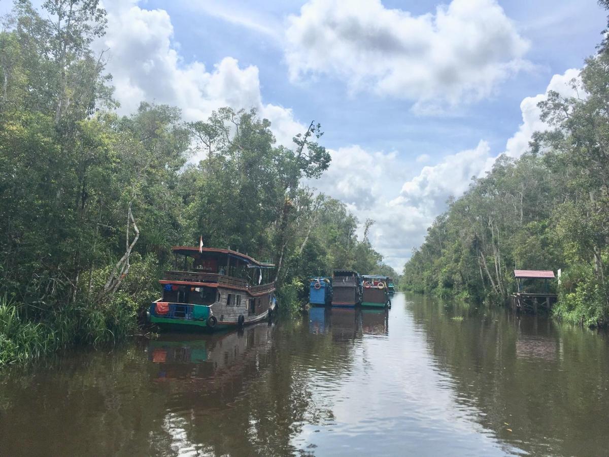 Orangutan Shaka Houseboat With Cabin Пангкалан-Бун Екстер'єр фото